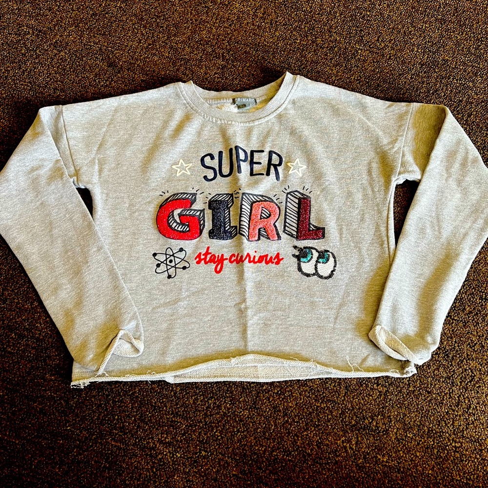 Girls Crop sweatshirt